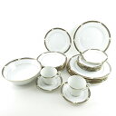 美品 Legendary by Noritake ノリタケ ELLINGTON エリントン 3691 中皿 大皿 ボウル カップ&ソーサー 20点 プレートセッ...