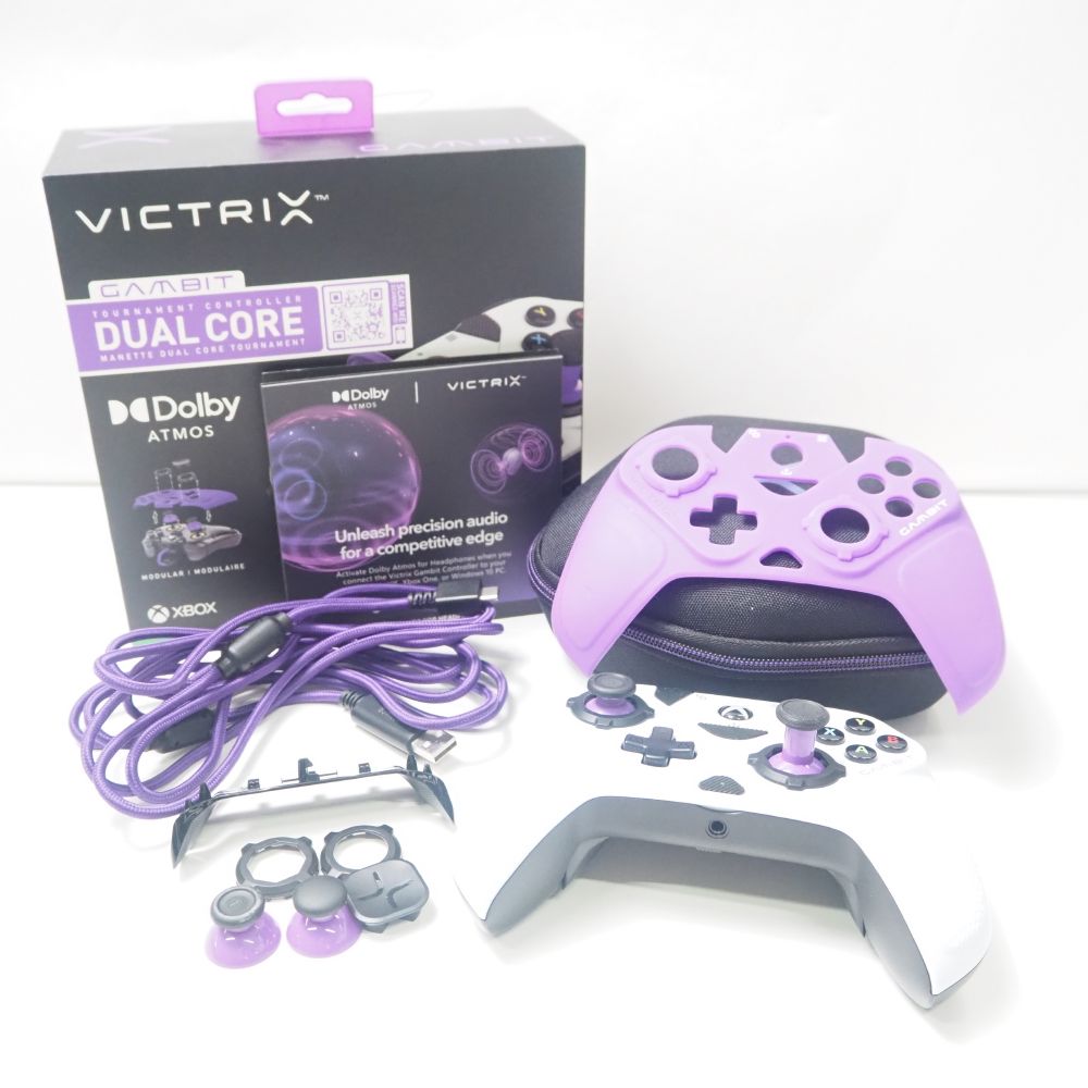 美品 Victrix ビクトリックス GAMBIT デュアルコア トーナメント コントローラー ゲーミングパッド eスポーツ XBOX HY794 