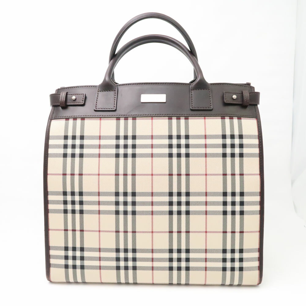 楽天reMOVE 楽天市場店美品 BURBERRY バーバリー バッグ ノバチェック ハンド トート AO1604W1 【中古】