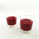 美品 iittala イッタラ ホットクール ティー グラス 2点 ペア タンブラー 北欧 フィンランド SY7945B1 【中古】
