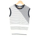 美品 MACPHEE マカフィー コットンスムース ノースリーブプルオーバー ノースリーブトップス S コットン100% 2020SS レディース AY5230...