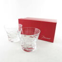 美品 Baccarat バカラ 2012年 ローラ タンブラー 2客 クリスタル ペア ロックグラス オールドファッション SY8610D 【中古】