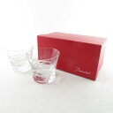 美品 Baccarat バカラ 2012年 ローラ タンブラー 2客 クリスタル ペア ロックグラス オールドファッション SY8611D 【中古】