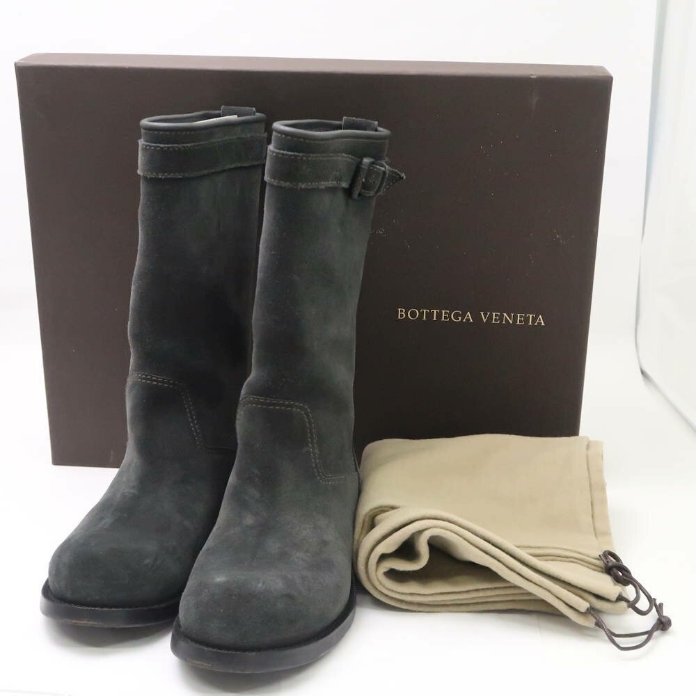 BOTTEGA VENETA ボッテガヴェネタ ブーツ 35 ダークグレー レディース AY5310W2 【中古】