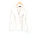 美品 UNTITLED アンタイトル BA153 42904JJ ジャケット 4 ポリエステル レーヨン スムージー クッション ジャージ 長袖 レディース AN706A14 【中古】