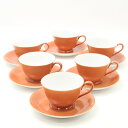 Noritake ノリタケ カップ&ソーサー 6客 セット ティー コーヒー マルキ印 オールド SO1100 【中古】