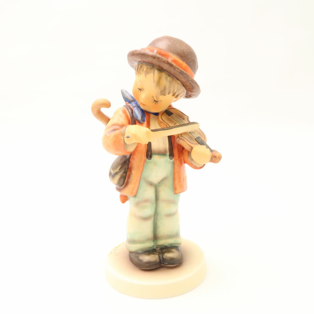 美品 Goebel ゲーベル ちいさなバイオリン弾き フンメル人形 フィギュリン オブジェ インテリア SY8676 