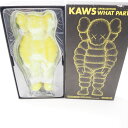 楽天reMOVE 楽天市場店未使用 MEDY COM TOY メディコム・トイ KAWS WHAT PARTY YELLOW フィギュア OPEN EDITION カウズ 人形 HY1037 【中古】