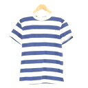 J&M DAVIDSON ジェイ&エム デヴィッドソン Tシャツ 6 S コットン100% 半袖 ボーダー トップス レディース AM5612 【中古】