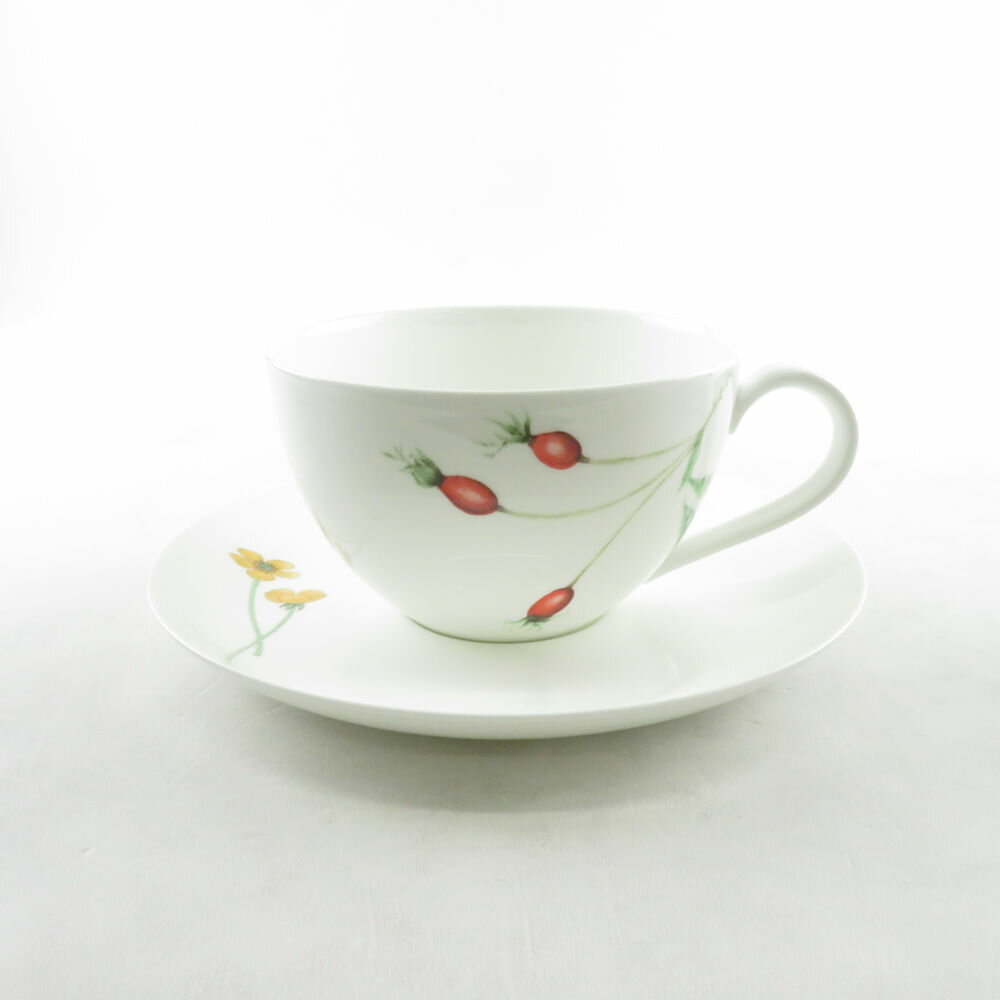 美品 Villeroy&Boch ビレロイ＆ボッホ WILDBERRIES ワイルドベリーズ カップ＆ソーサー SY9296G 【中古】