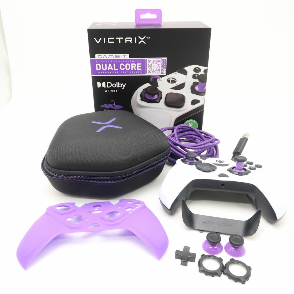 美品 Victrix ビクトリックス GAMBIT DUAL CORE TOURNAMENT デュアルコアトーナメント (049-006-JP) ゲーミングコントローラー XBOX 周辺機器 組立式 HY1049 【中古】