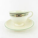 WEDGWOOD ウェッジウッド カールトン カップ&ソーサー ティー コーヒー 緑 英国 SU6821S 【中古】