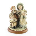 Florence Giuseppe Armani フローレンス社 ジョゼッペアルマーニ フィギュリン 子供 楽器 音楽 演奏 置物 SM2244J 【中古】