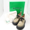 美品 BOTTEGA VENETA ボッテガヴェネタ ブーツ 36 23cm相当 ザバウンス ボリュームソールブーツ レディース AT522W1 【中古】