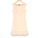 美品 FOXEY NEW YORK フォクシー 31023 カラーパレットワンピース 38 Sサイズ相当 ポリエステル他 ノースリーブ ひざ上丈 プリーツ レデ...