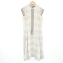 HIROKO KOSHINO ヒロココシノ ワンピース 9 麻他 ミモレ丈 レディース AO2041A21 【中古】