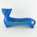 美品 BITOSSI ビトッシ リミニブルー フィギュリン ネコ 猫 置物 インテリア ST117F 【中古】