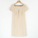 美品 FOXEY NEW YORK フォクシー 27093 ワンピース 38 Sサイズ相当 ポリエステル 他 半袖 膝丈 レディース AT490A60 【中古】
