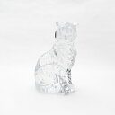 美品 Baccarat バカラ ゾディアック 干支シリーズ 寅 トラ 虎 タイガー フィギュリン クリスタル 十二支 クリア オブジェ 置物 オーナメント SU...