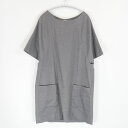 DRESSTERIOR ドレステリア ワンピース 38 毛他 ウール 半袖 ひざ丈 トップス レディース AU2556B2 【中古】