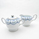 美品 OKURA 大倉陶園 呉須正倉院 シュガーポット&クリーマー 2点 SY10110D 【中古】