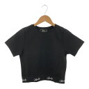 未使用 Rady レディ クロップドロゴTシャツ F レーヨン他 半袖 ショート丈 レディース AO2121A45 【中古】