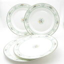 美品 WEDGWOOD ウェッジウッド AGINCOURT アジンコート アジャンクール 大皿 4枚 27cmディナープレートセット 花柄 黒壺 SU7978U...