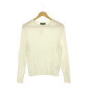 美品 UNTITLED アンタイトル BC153 16350JJ ニット 4(2L) キュプラ ポリエステル 長袖 ケーブルニット レディース AN874A46...