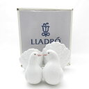 美品 LLADRO リヤドロ 1169 「つがいの鳩」 フィギュリン 置物 オブジェ 陶器 SY10432H 【中古】