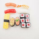 美品 お寿司 マグロ サーモン イカ エビ他 食品サンプル 13点 セット まとめ 和食 8種 展示用 実物大 HO418 【中古】