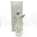 LLADRO リヤドロ 6576 AUTUMN ROMANCE 秋のロマンス フィギュリン 1点 陶器人形 置物 サイン入 女神 フルーツ 花 フラワー SU8...