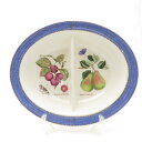 美品 WEDGWOOD ウェッジウッド サラズガーデン Vegetable Dish (Divided) ベジタブルディッシュ 1枚 仕切り 分割 野菜 深皿 ...