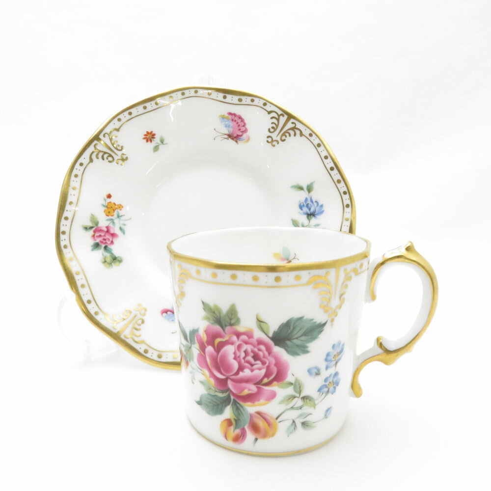 美品 Royal Crown Derby ロイヤルクラウンダービー Derby Days コーヒーカップ＆ソーサー SY10461J 【中古】 3