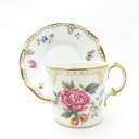 美品 Royal Crown Derby ロイヤルクラウンダービー Derby Days コーヒーカップ&ソーサー SY10464J 【中古】