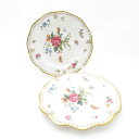 美品 Royal Crown Derby ロイヤルクラウンダービー Derby Days 小皿 2枚 15cmプレート ペア SY10466J 【中古】