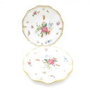 美品 Royal Crown Derby ロイヤルクラウンダービー Derby Days 小皿 2枚 15cmプレート ペア SY10468J 【中古】
