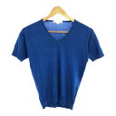 美品 JOHN SMEDLEY ジョンスメドレー ニットトップス XS 綿100% 半袖 シーアイランドコットン レディース AO1874A21 【中古】