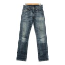 美品 LEVIS VINTAGECLOTHING リーバイス 505-0217 デニムパンツ 28 コットン100% インディゴ ビンクロ レディース AY56...