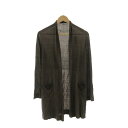 theory luxe セオリー 03-9203730 ニットカーディガン 38 (M) シルク リネン 長袖 前開き レディース AY5705A13 【中古】