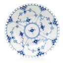 美品 ROYAL COPENHAGEN ロイヤルコペンハーゲン ブルーフルーテッドフルレース 1088 中皿 15cmプレート SU8483F 【中古】