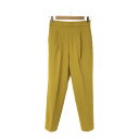 美品 DRESSTERIOR ドレステリア 085-66150 1タック テーパード スラックス 1点 36 ポリエステル他 パンツ レディース AT725A7...