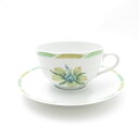 RAYNAUD レイノーリモージュ ティーカップ&ソーサー 花柄 SU8414K 【中古】