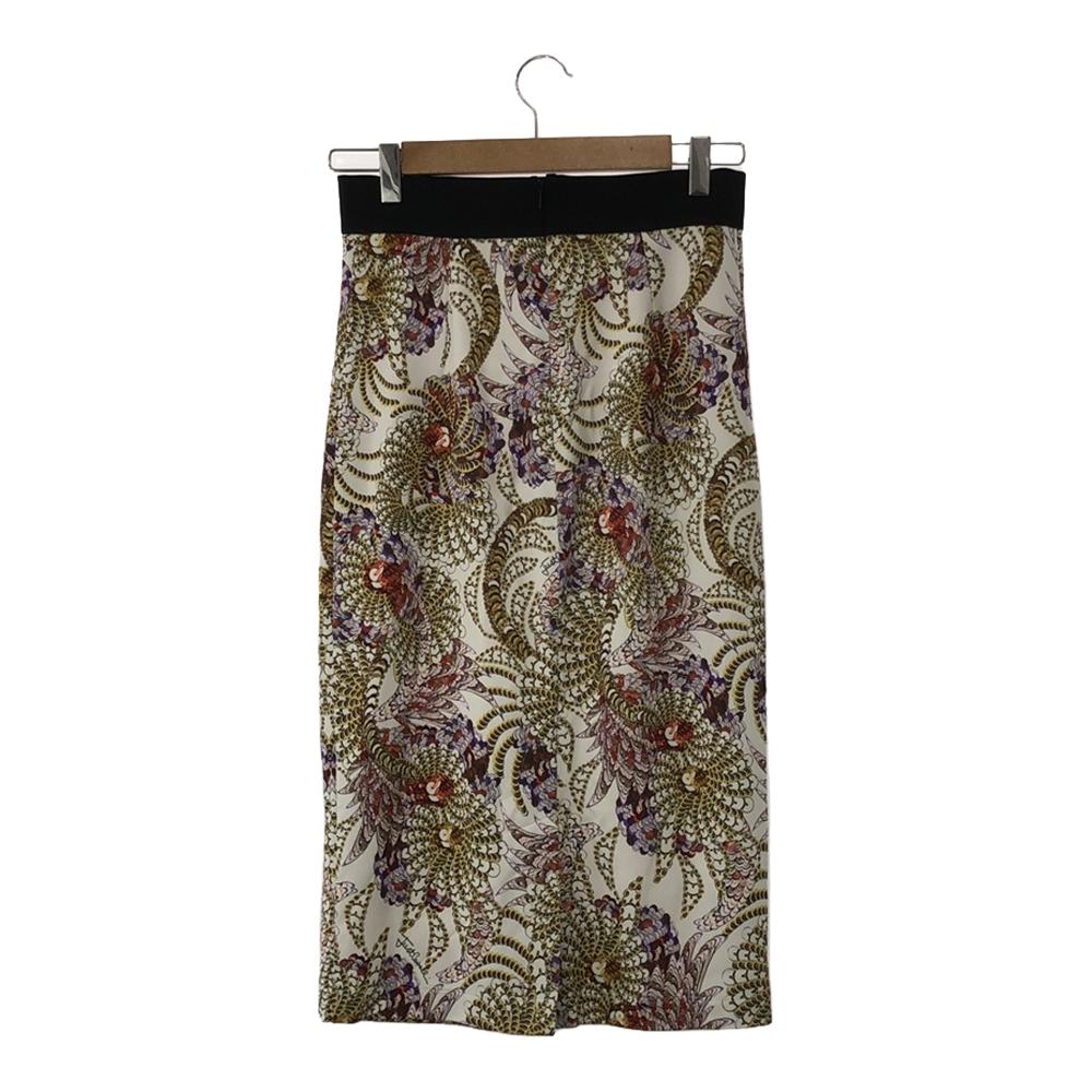 美品 Just Cavalli ジャストカヴァリ タイトスカート 40 Mサイズ相当 レーヨン他 ミディ丈 ひざ下丈 レディース AO2205A54 【中古】