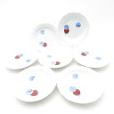 美品 有田焼 色鍋島 小皿 7枚 11cmプレートセット 揃 甘柿 渋柿 和食器 SU8805X 【中古】