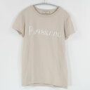 MAISON KITSUNE メゾンキツネ Tシャツ XS コットン100% 半袖 トップス レディース AM5845A20 【中古】