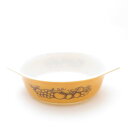 美品 PYREX パイレックス オールドオーチャード オーバルキャセロール 耐熱ミルクガラス 両手鍋 深皿 USA ヴィンテージ 希少 レア SU7893A2 ...