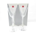 美品 Baccarat バカラ オンド ワイングラス 2客 クリスタル ペア SY10857B1 【中古】