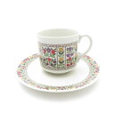 美品 ROYAL DOULTON ロイヤルドルトン FIREGLOW カップ&ソーサー レア 希少 ヴィンテージ SY11034B2 【中古】
