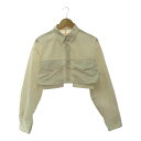 美品 TODAYFUL トゥデイフル ポケットショートシャツ 12320418 エクリュ シャツ F ポリエステル 他 長袖 レディース AT869A45 【中...
