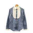 DIESEL ディーゼル ワイシャツ S コットン100% 長袖 メンズ AM6152A80 【中古】